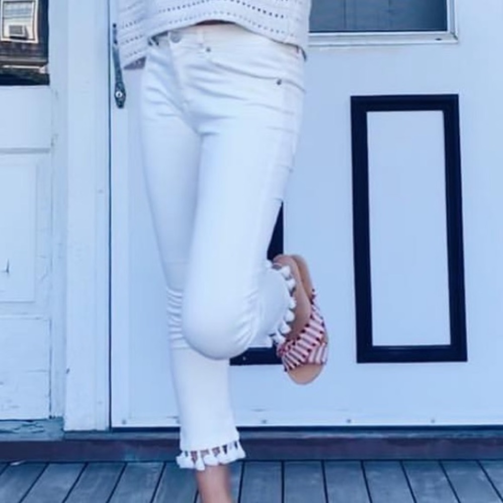 White jeans